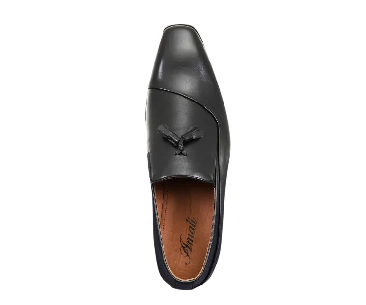 Kurt Black Tassel Loafers