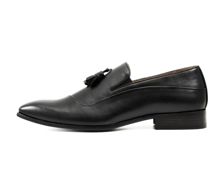 Kurt Black Tassel Loafers