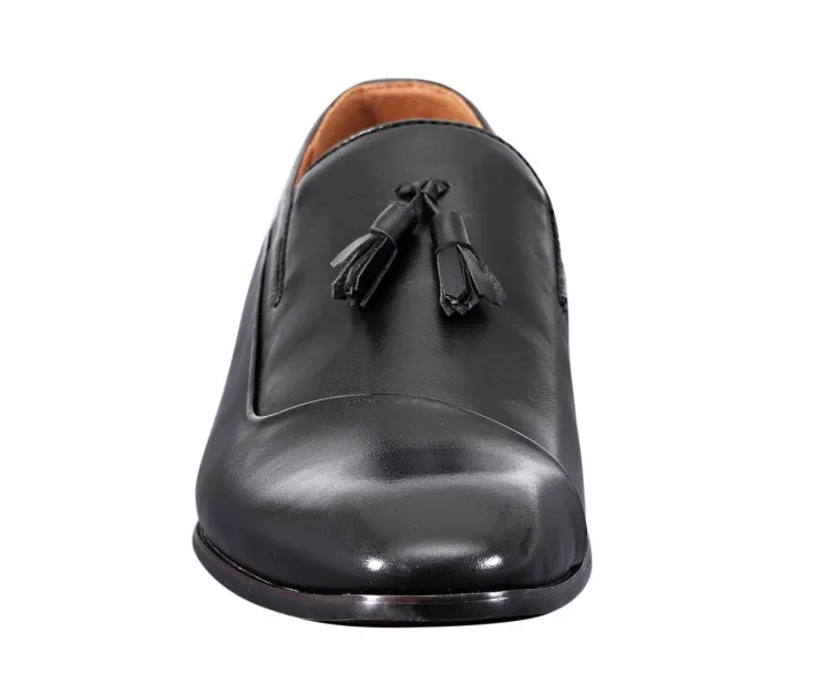 Kurt Black Tassel Loafers
