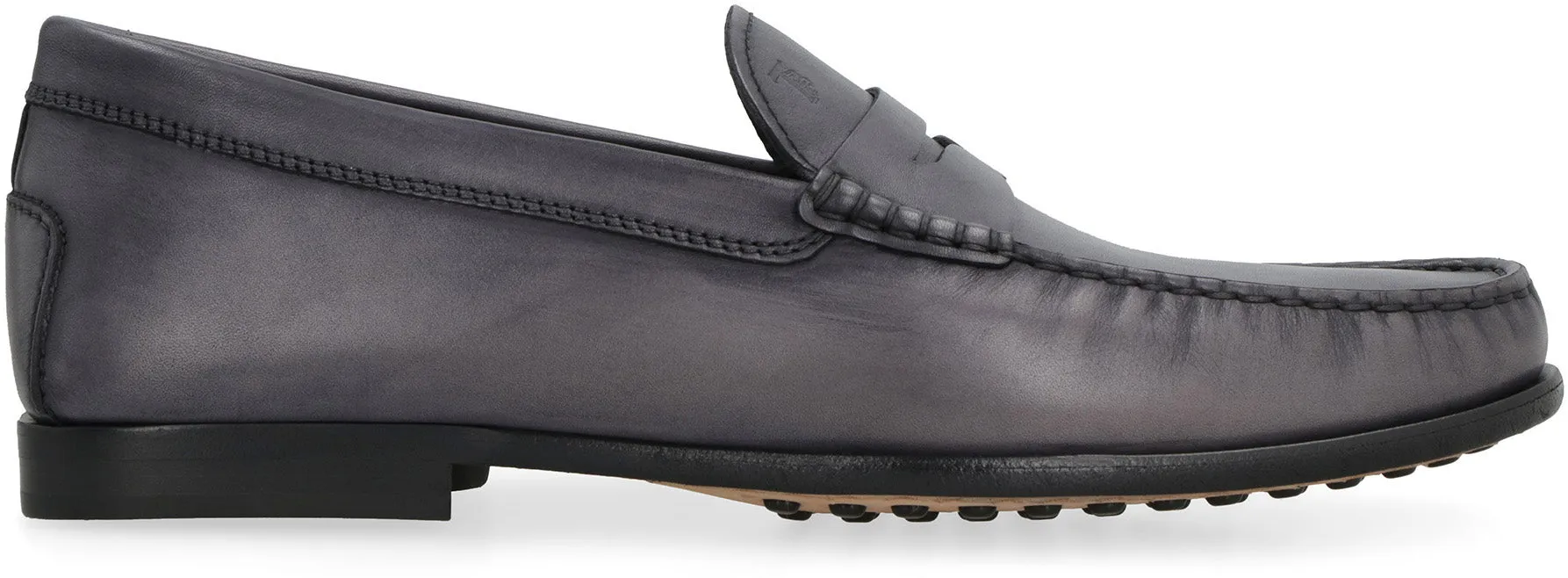 Leather loafers