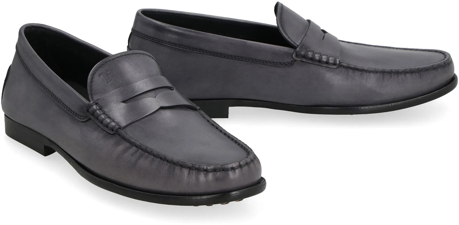 Leather loafers