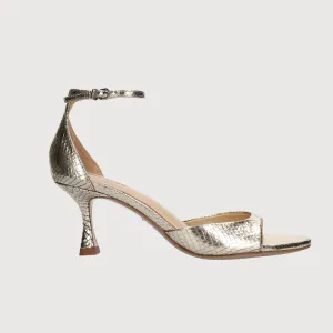 Lola Cruz Kumala Gold Leather Sandals