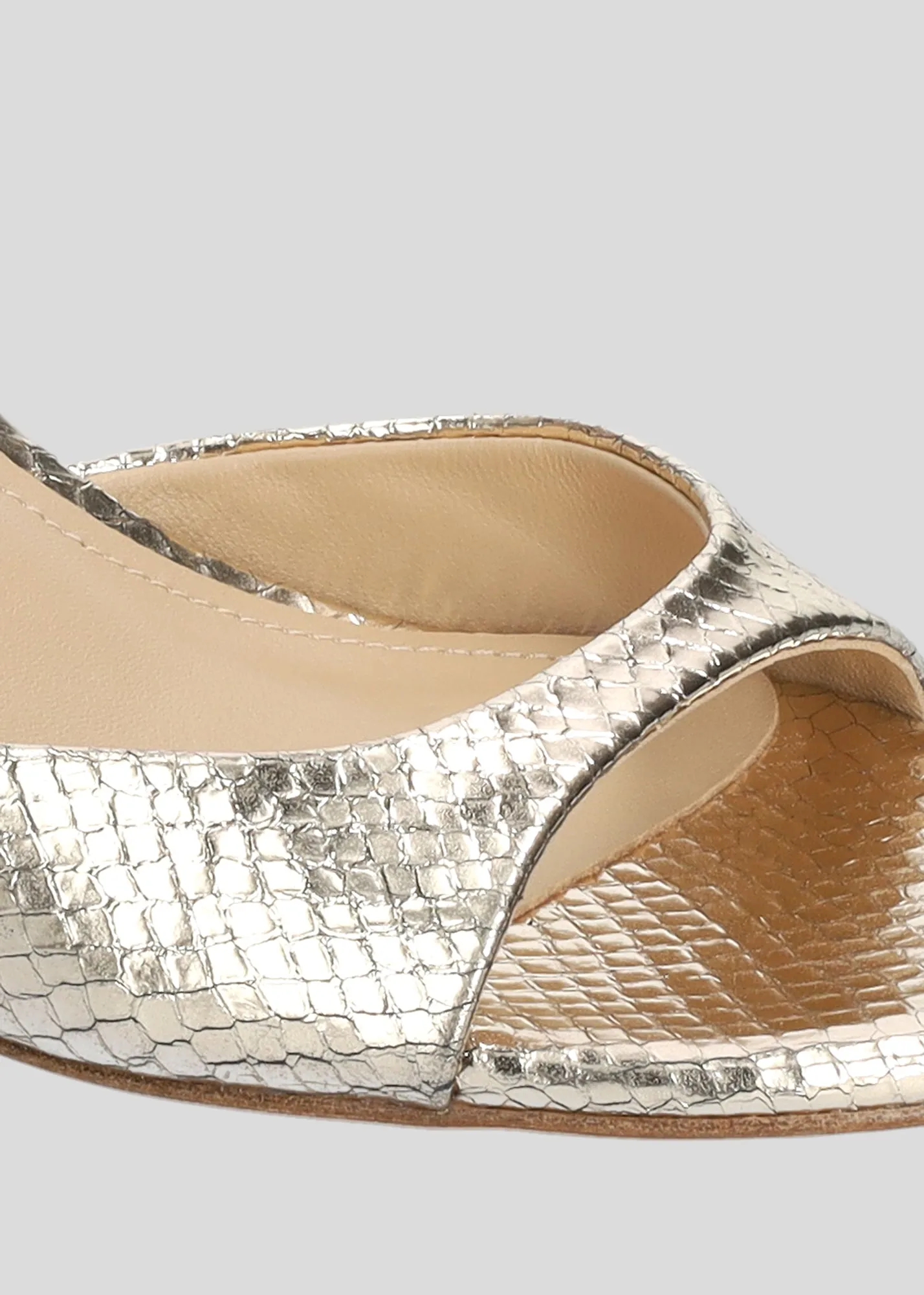 Lola Cruz Kumala Gold Leather Sandals