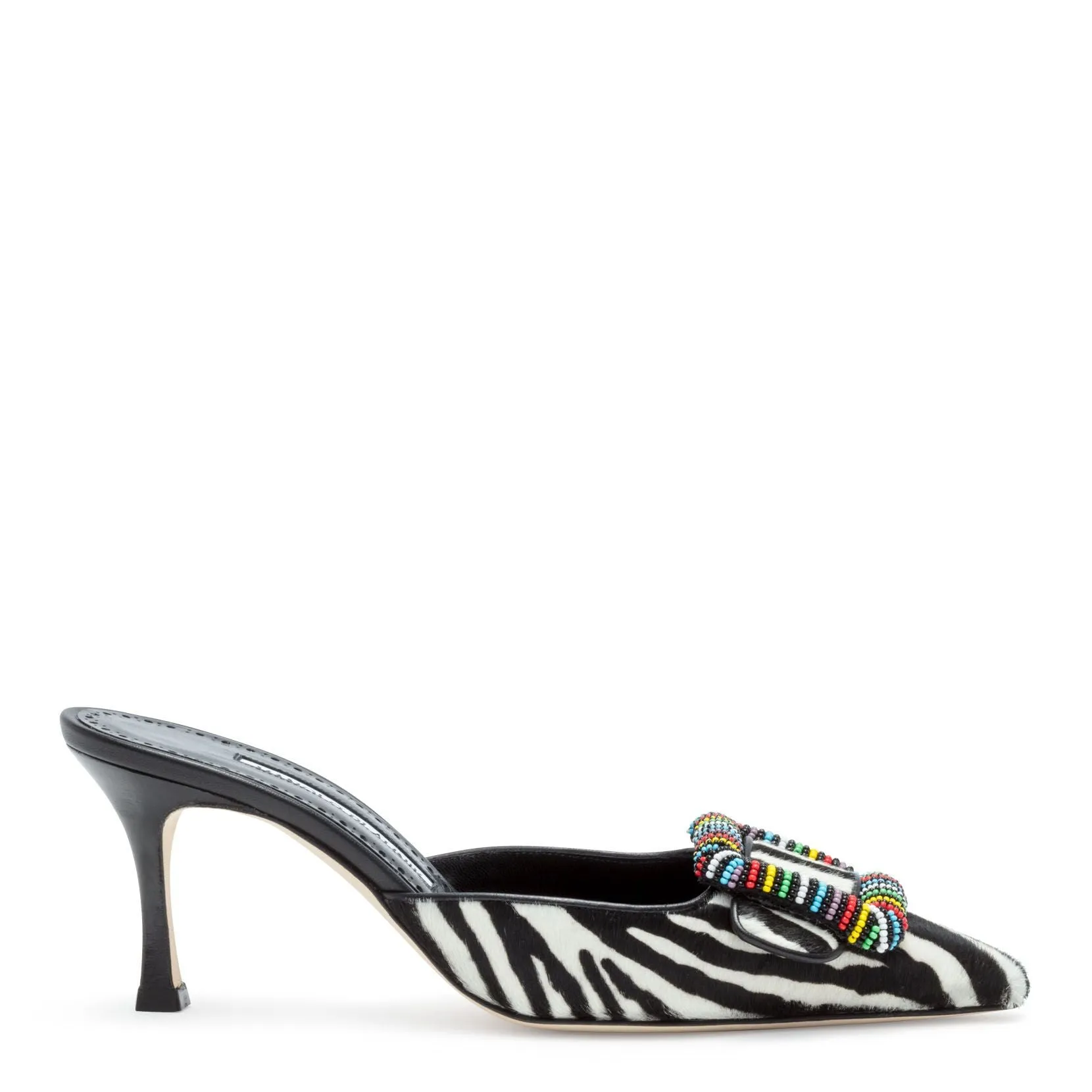 Mafrisa 70 Zebra Print Mules