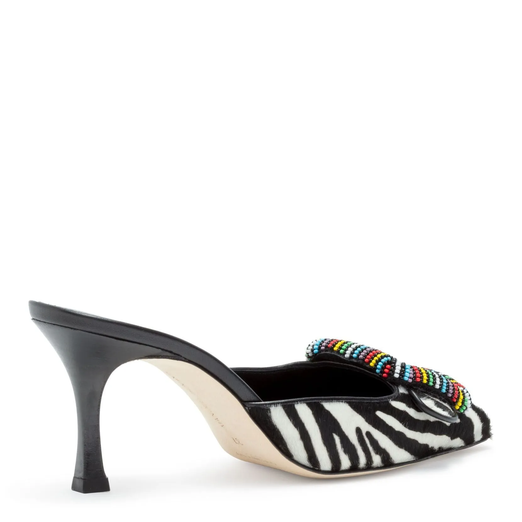 Mafrisa 70 Zebra Print Mules