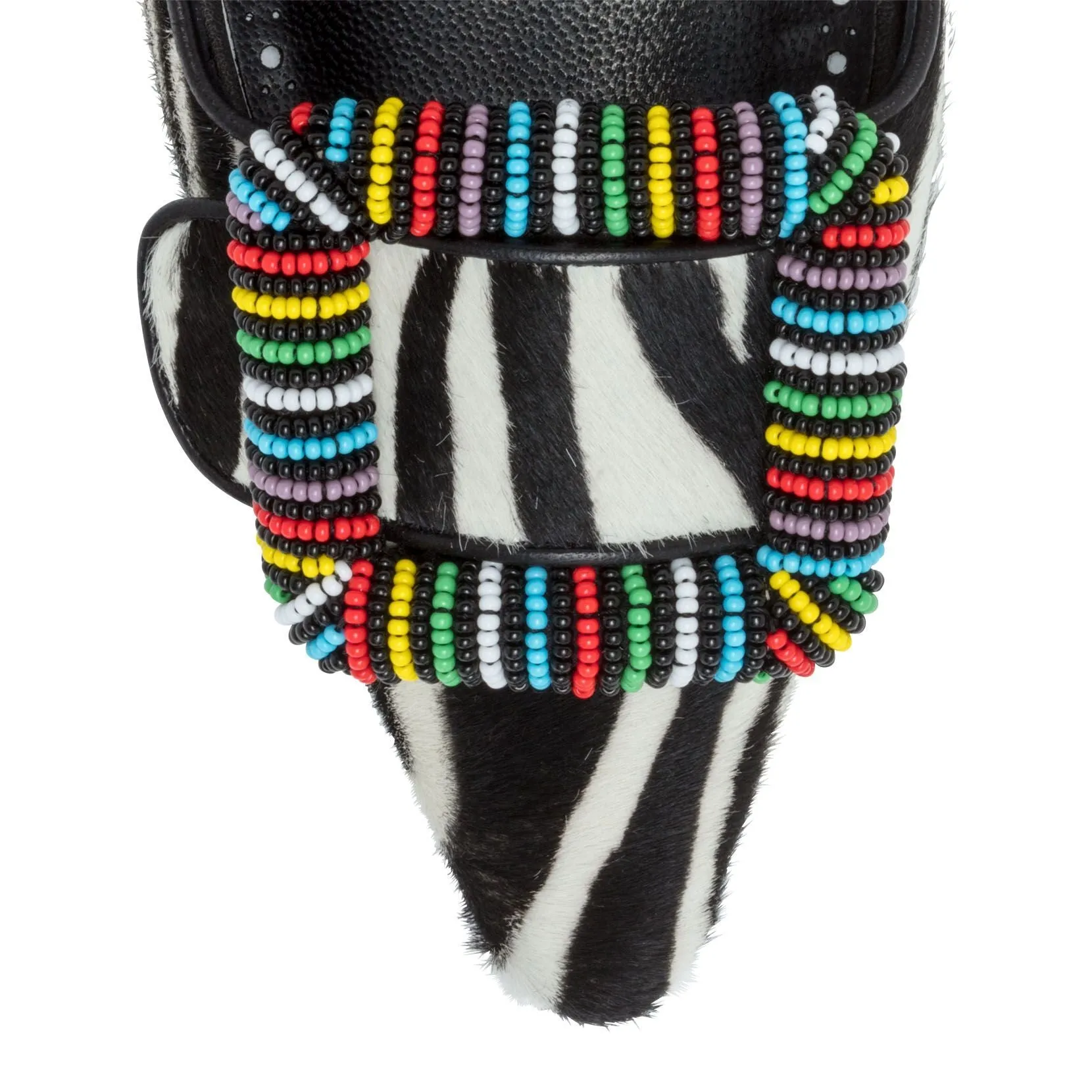 Mafrisa 70 Zebra Print Mules