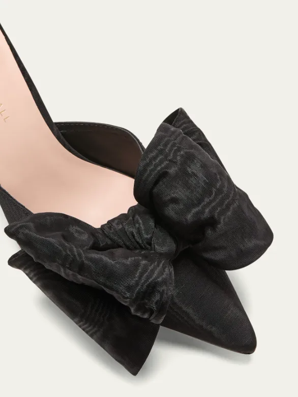 Margot Bow Mule - Black