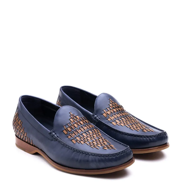 Men Slip-On Leather Tassel Loafers
