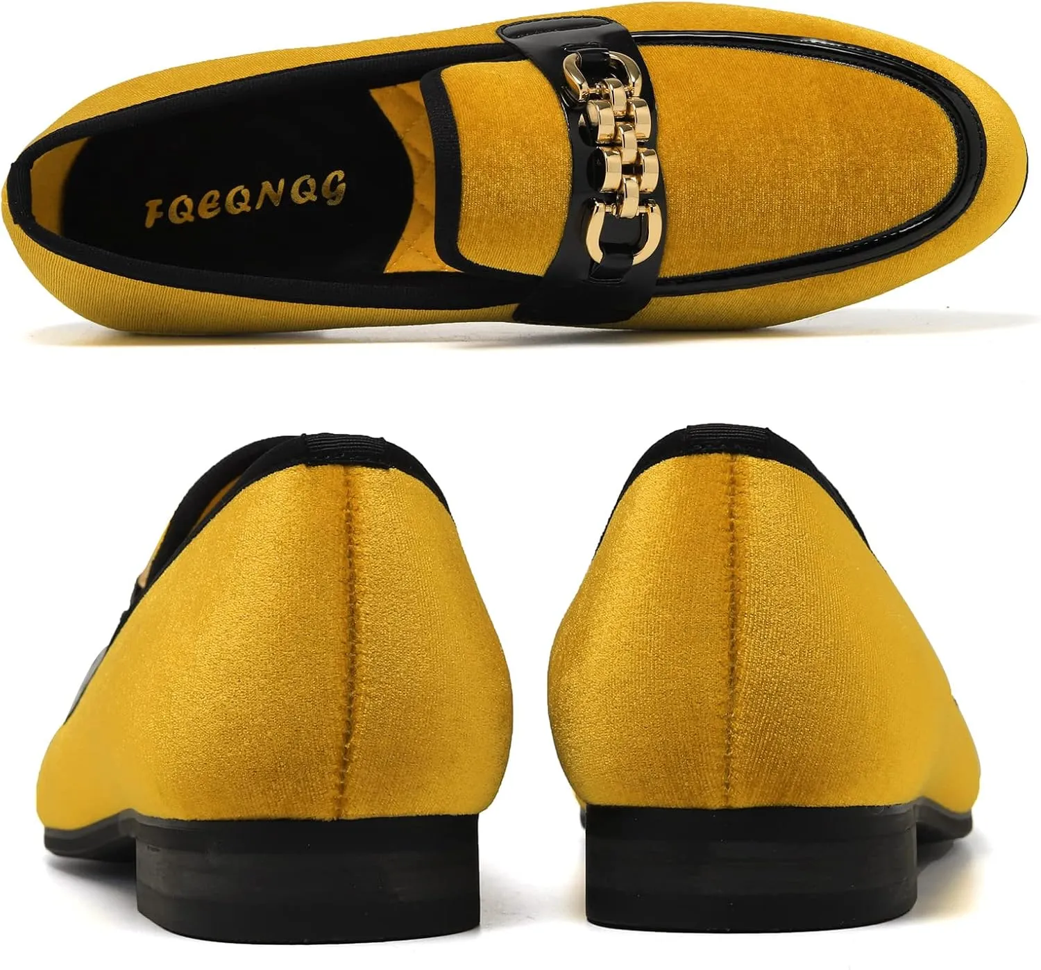 Men's Fashion Formal Velvet Loafers and Wedding Dress Shoes for Men, Penny Slip-On Smoking Luxury Men Casual Shoes