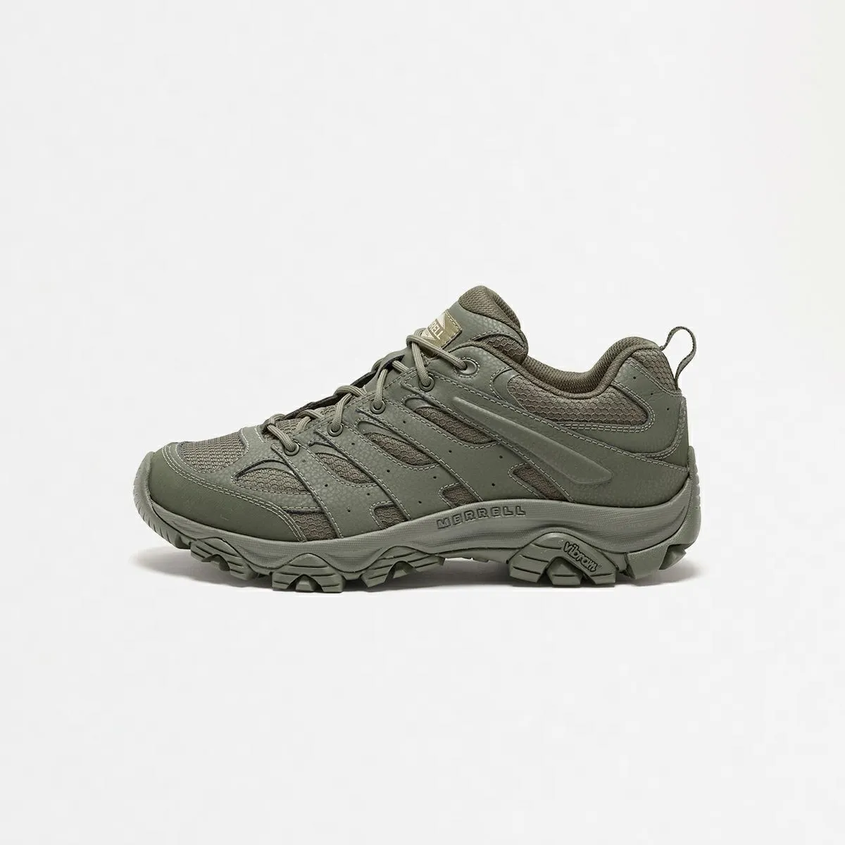 Merrell Moab 3 Mid Tactical Response Waterproof Boot Dark Olive Leather J004117