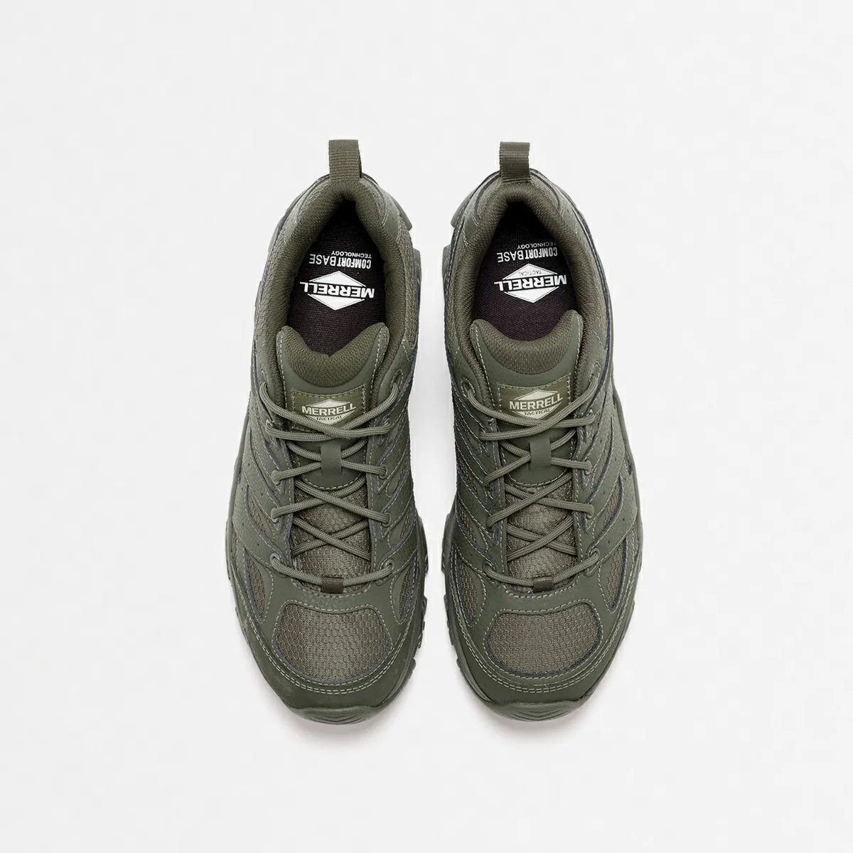 Merrell Moab 3 Mid Tactical Response Waterproof Boot Dark Olive Leather J004117