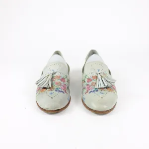 Midas Floral Leather Loafers