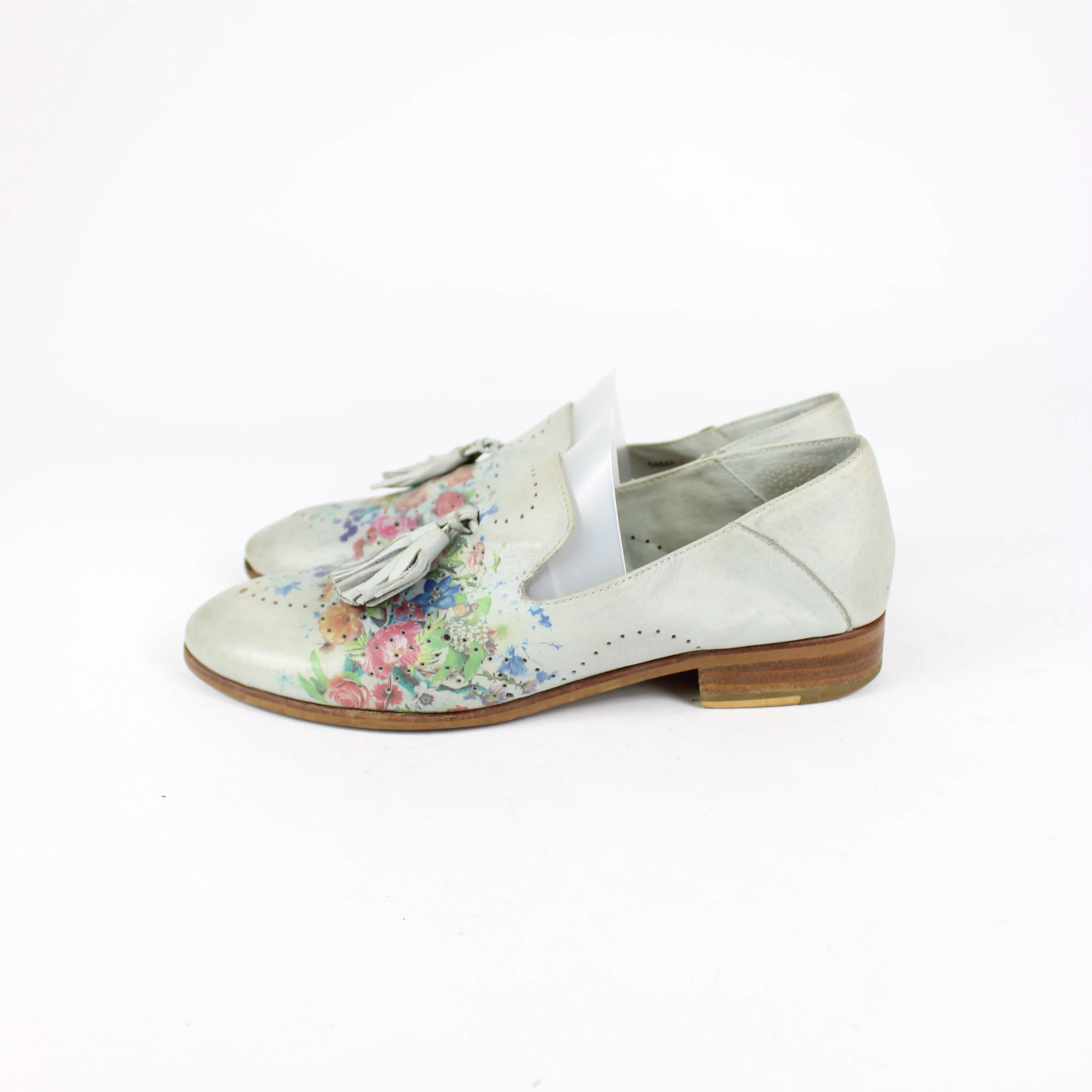 Midas Floral Leather Loafers