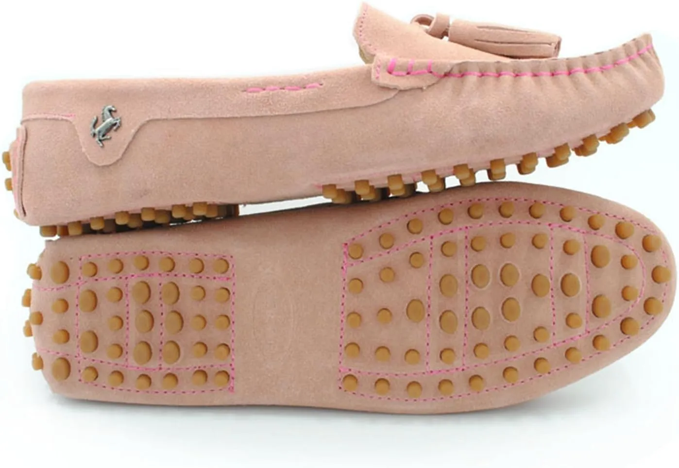 Minishion Summer Loafers for Women Tassel Driving Shoes YB96019