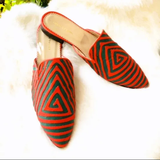 Mola Mules | Red & Green