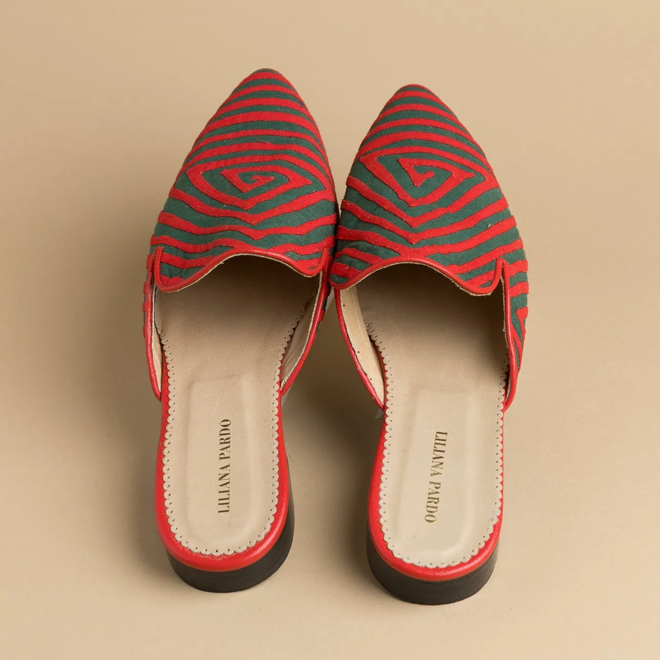 Mola Mules | Red & Green