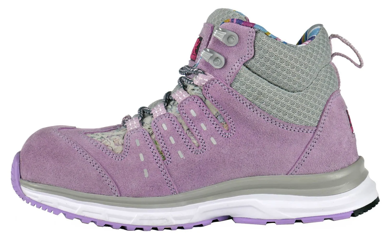 Moxie Trades Womens Trisha Composite Toe Purple Suede Work Boots