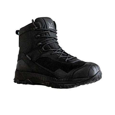 Munka Men's Renew Waterproof Zip Sided Bump Cap with Composite Toe Safety Boot - Black