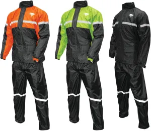 Nelson-Rigg unisex adult Motorcross-motorcycles Nelson Rigg SR 6000 ORG 03 LG Stormrider Motorcycle Rain Suit 2 Piece Orange Black LG , Orange/Black, Large US