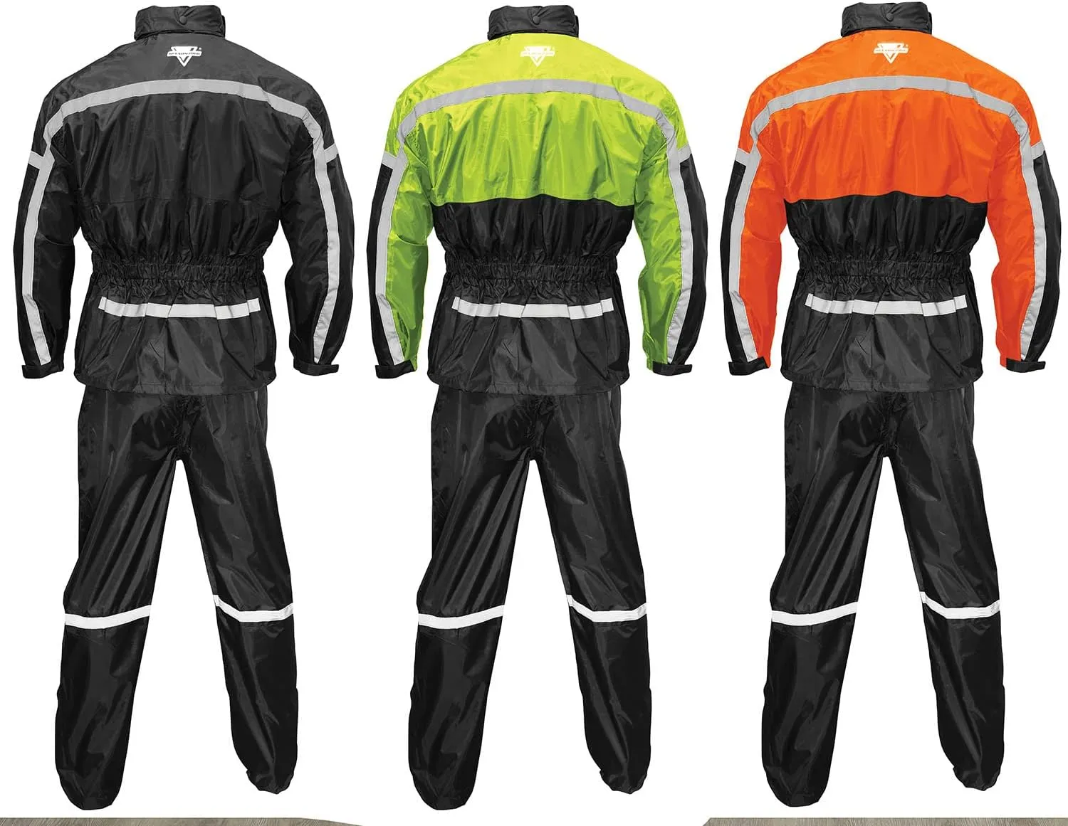 Nelson-Rigg unisex adult Motorcross-motorcycles Nelson Rigg SR 6000 ORG 03 LG Stormrider Motorcycle Rain Suit 2 Piece Orange Black LG , Orange/Black, Large US