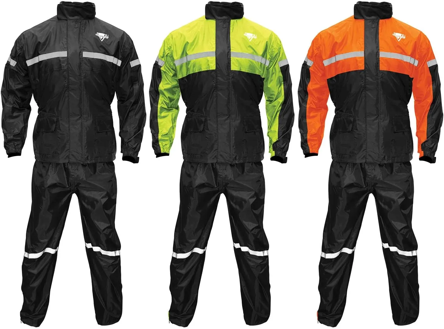 Nelson-Rigg unisex adult Motorcross-motorcycles Nelson Rigg SR 6000 ORG 03 LG Stormrider Motorcycle Rain Suit 2 Piece Orange Black LG , Orange/Black, Large US