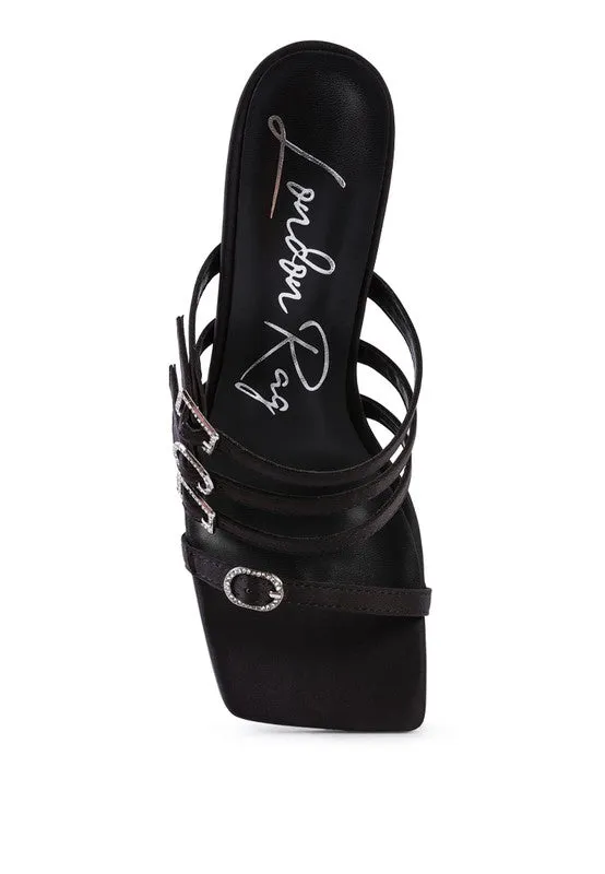 NYLE Platform Heeled Sandals
