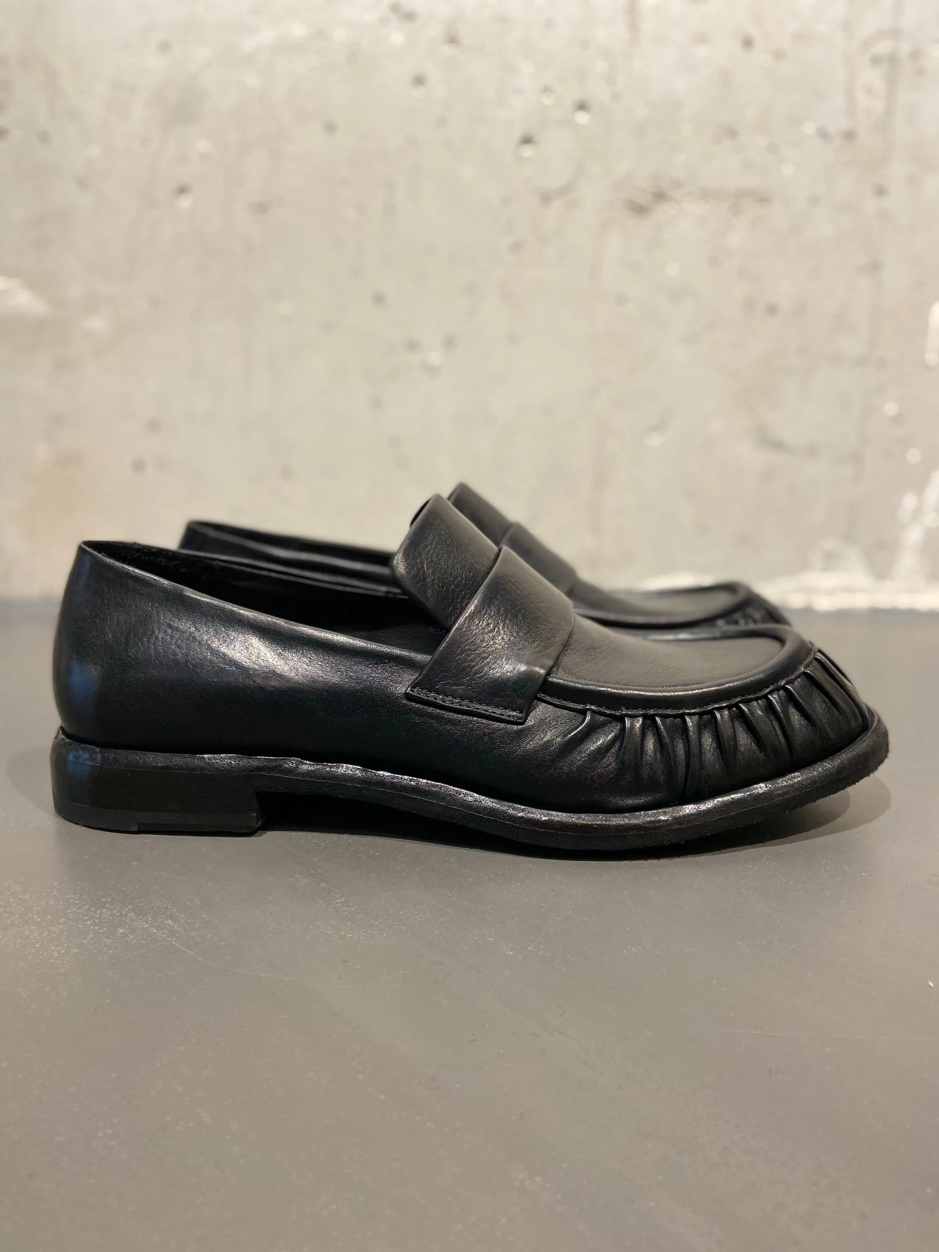 OFFICINE CREATIVE RUGGED/004 LOAFER BLACK