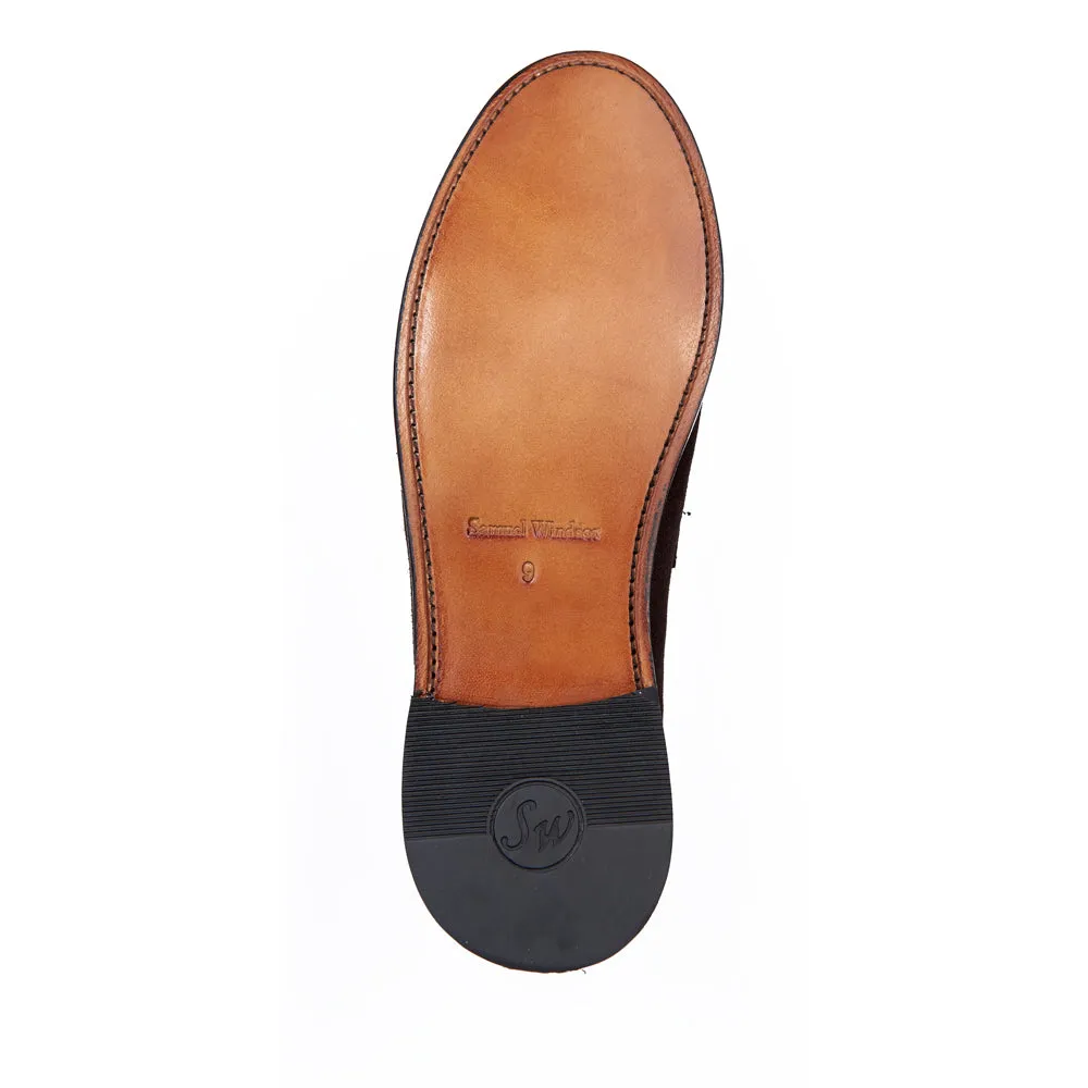 Penny Loafer - Brown Suede