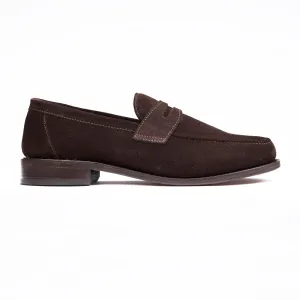 Penny Loafer - Brown Suede