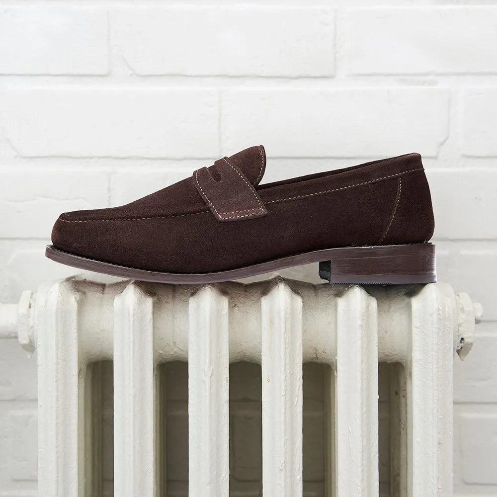 Penny Loafer - Brown Suede