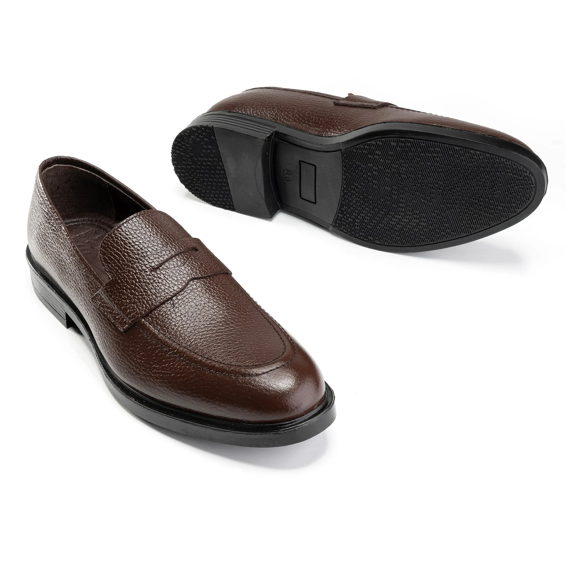 Perry leather penny loafers | Brown