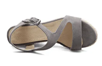 Platform Buckle Strap High Heels