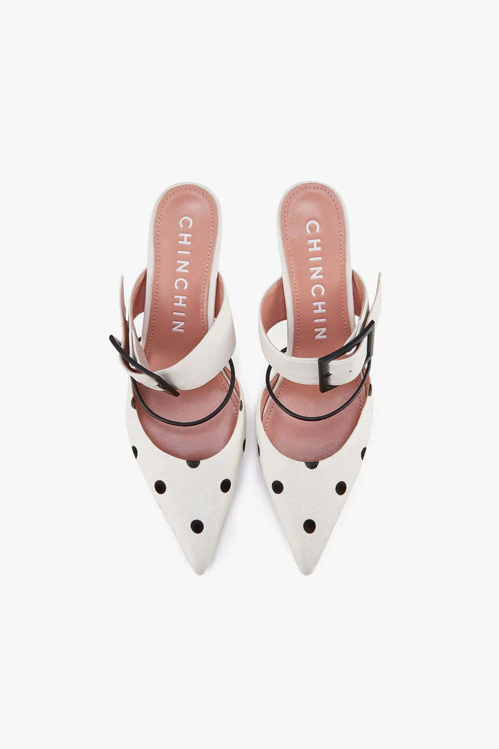 Pointed Toe Mule Pumps