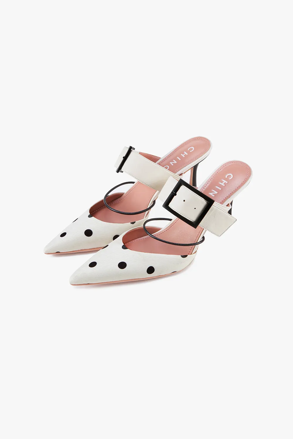 Pointed Toe Mule Pumps