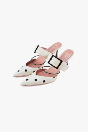 Pointed Toe Mule Pumps