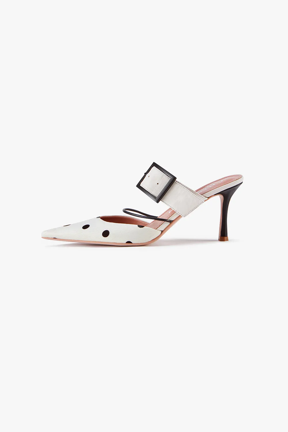 Pointed Toe Mule Pumps