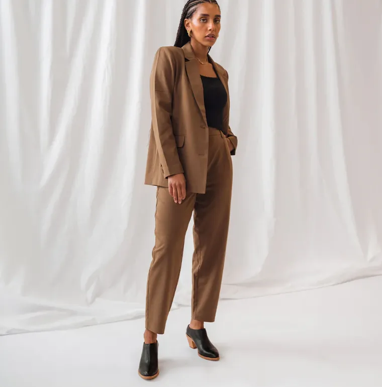 Poppy Barley HEELED MULE