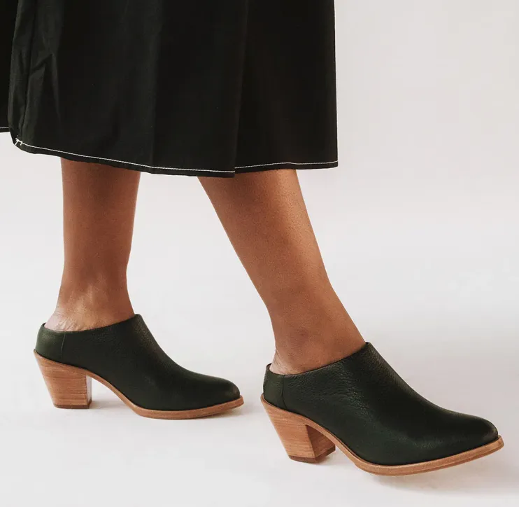 Poppy Barley HEELED MULE