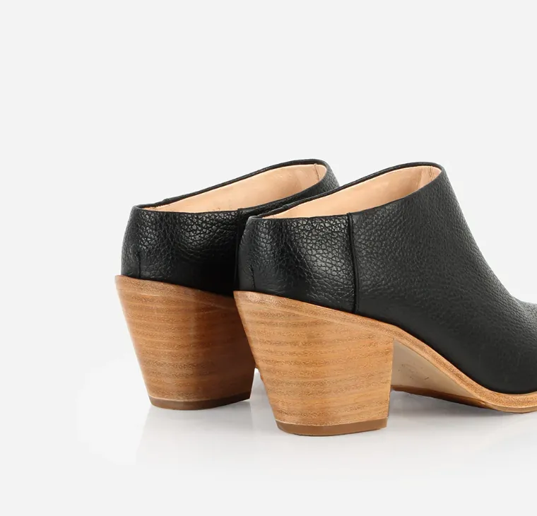 Poppy Barley HEELED MULE