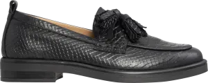 Shelly Tassel Croco - Black Croco