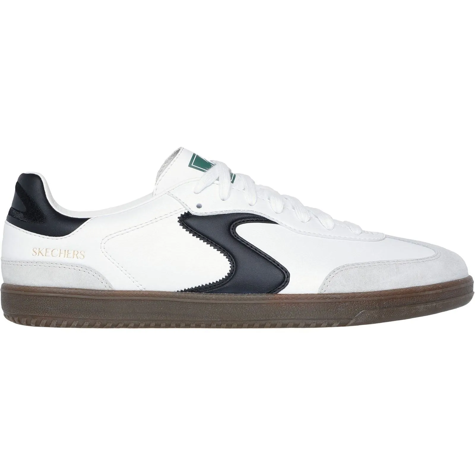 Skechers Men's Hotshot Pyke Trainer in White/Black