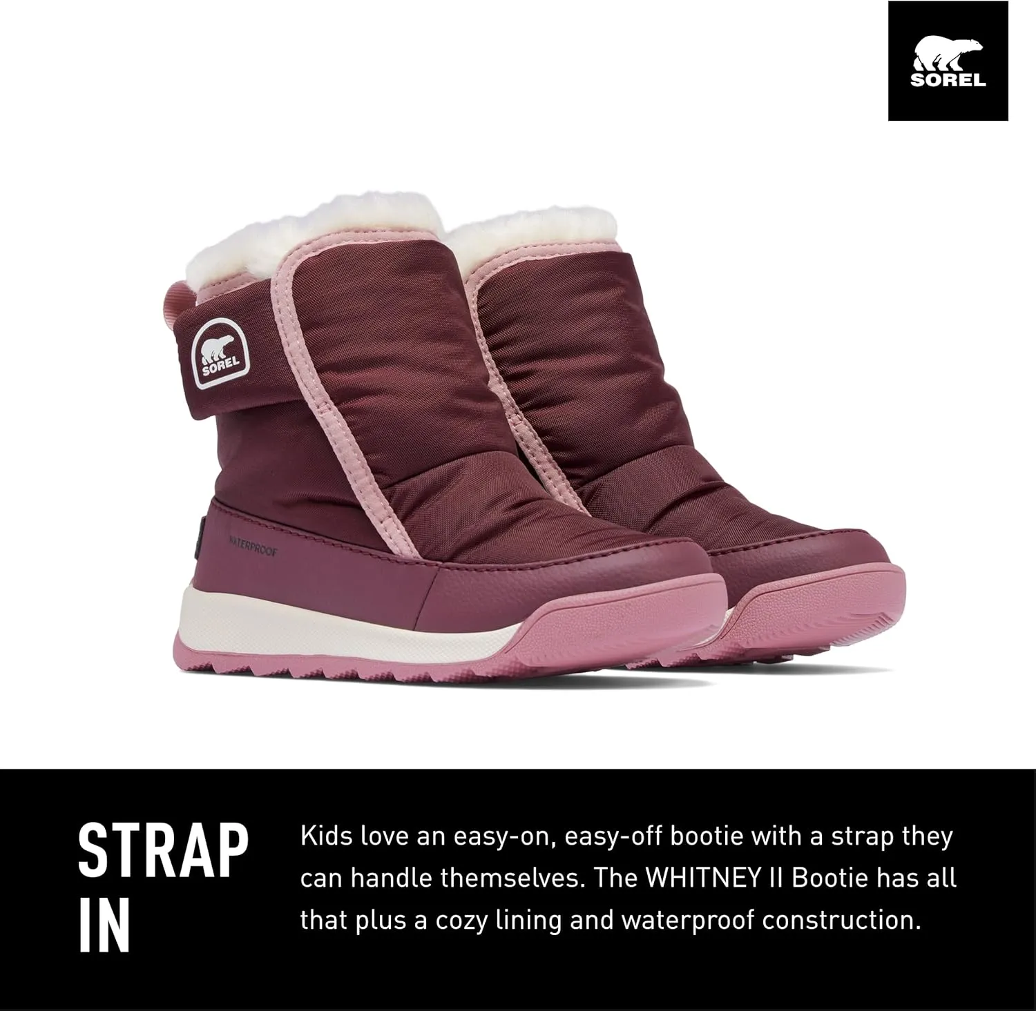 SOREL Toddler's Whitney ll Plus Waterproof Bootie