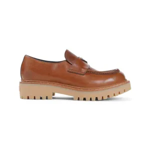 St Moritz Brown Calf Leather Loafers