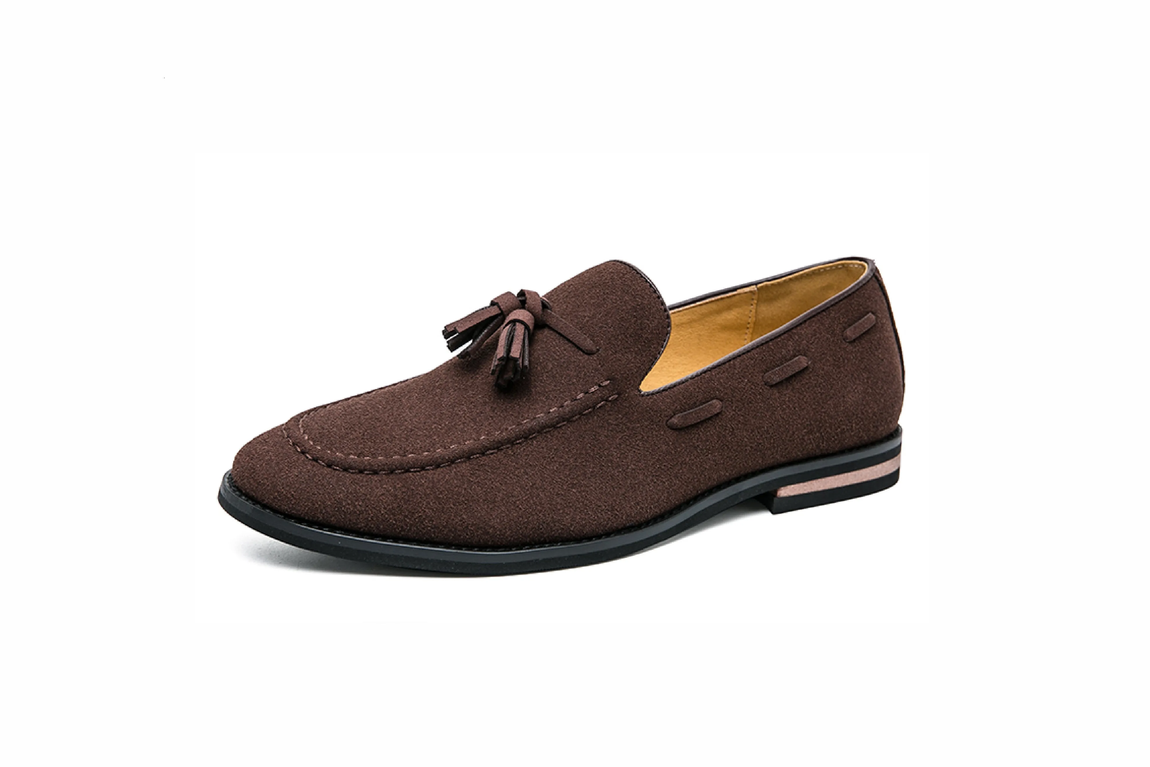 Suede Tassel Slip-On Casual Loafers