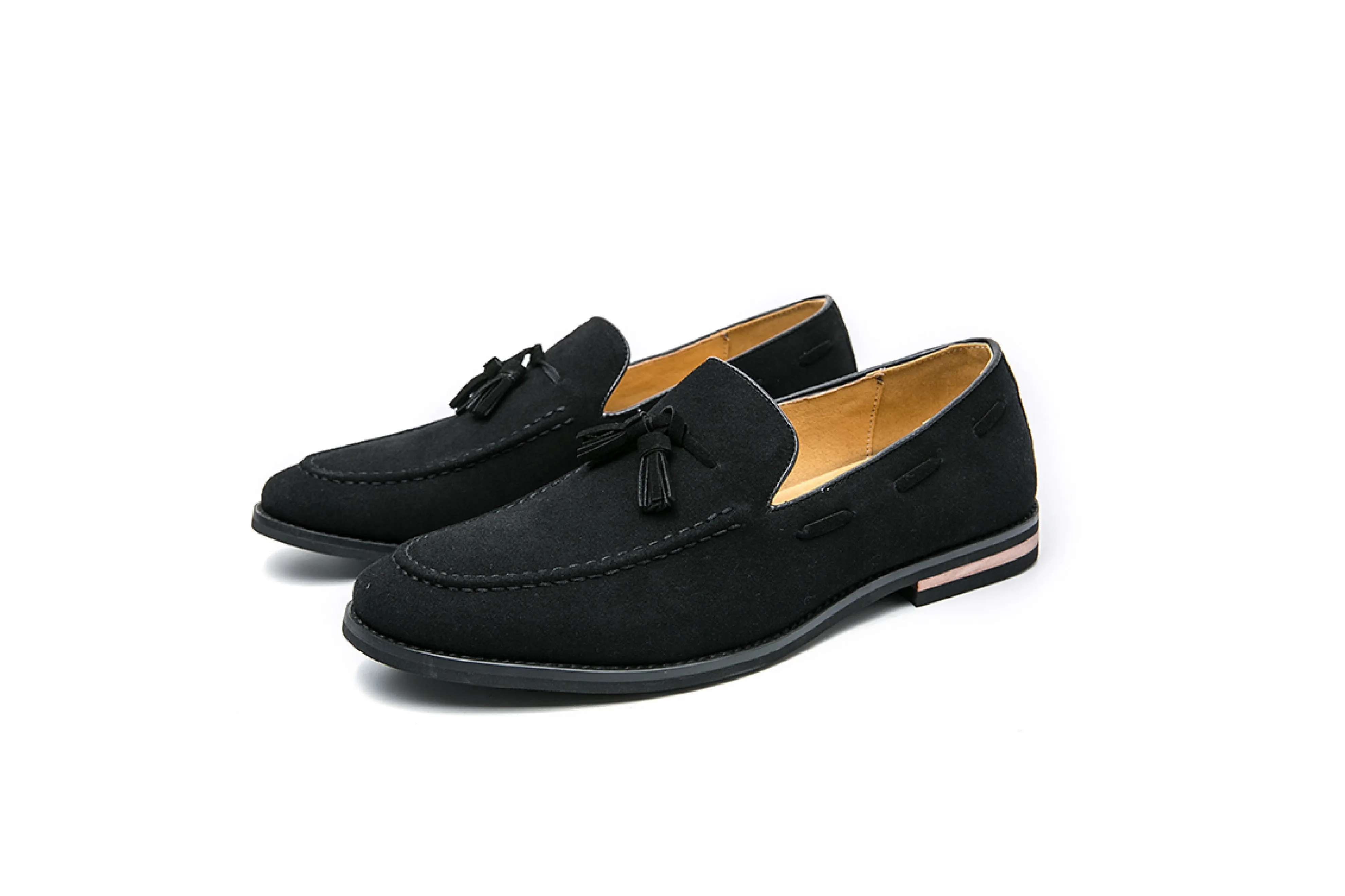 Suede Tassel Slip-On Casual Loafers