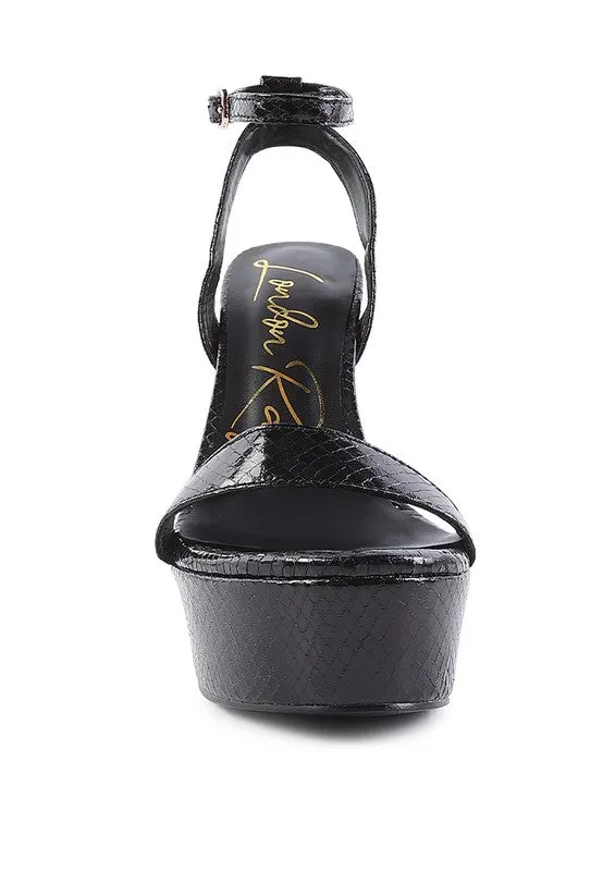 Sweetheart Platform Sandals