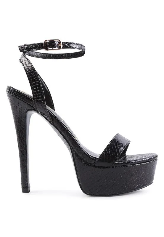 Sweetheart Platform Sandals