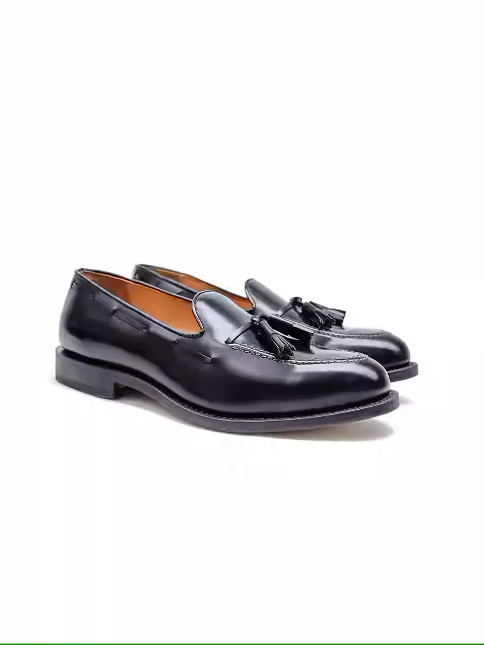 Tassel Loafers | Premium Full-Grain Leather, Goodyear Welt, Elegant Men's Dress Loafers