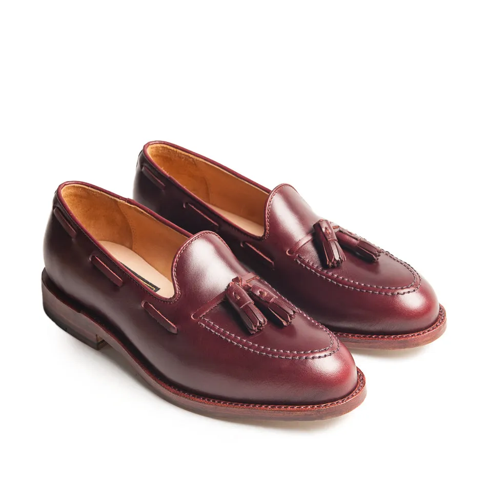 Tassel Loafers | Premium Full-Grain Leather, Goodyear Welt, Elegant Men's Dress Loafers