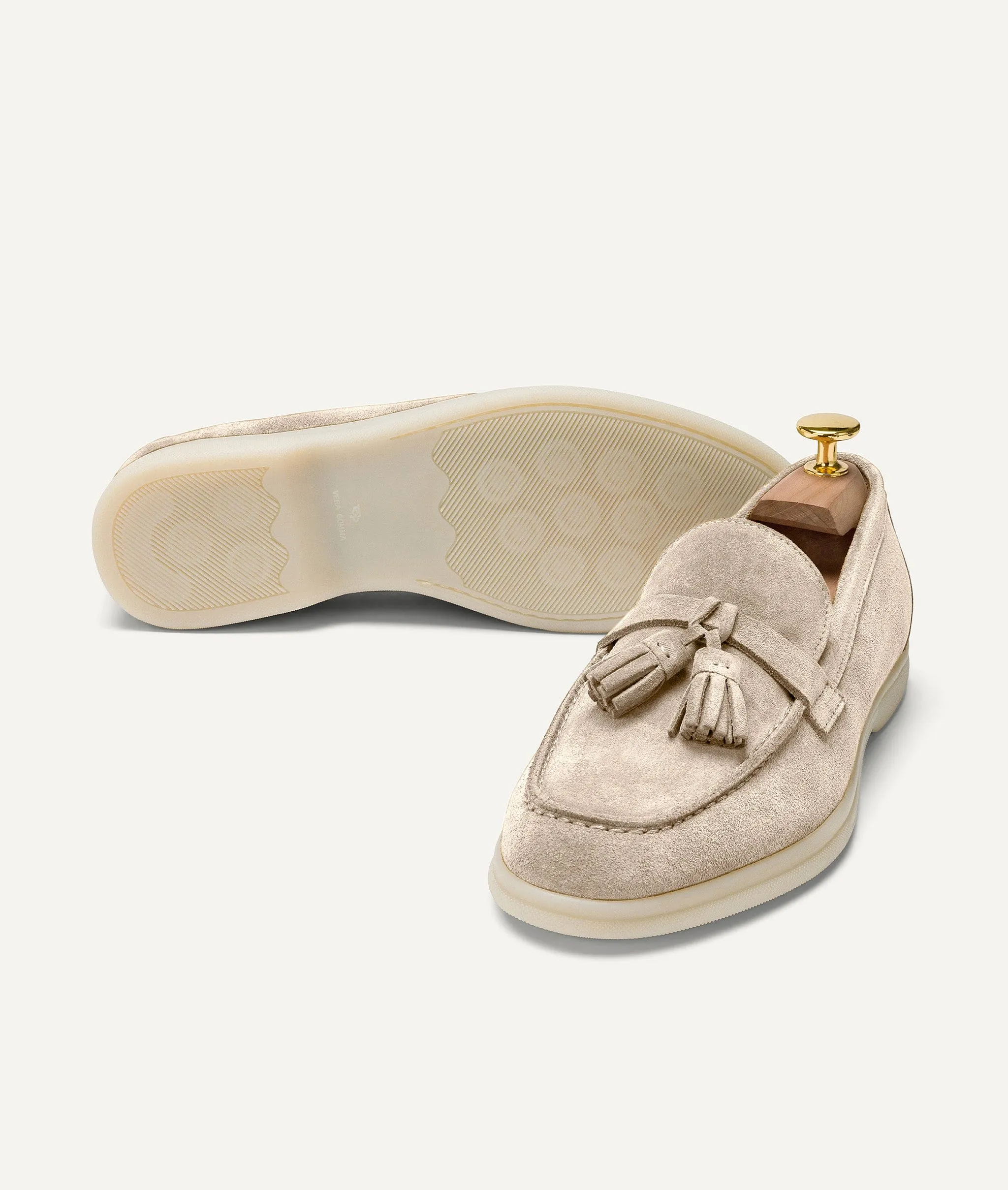 Tassel Slipper in Suede